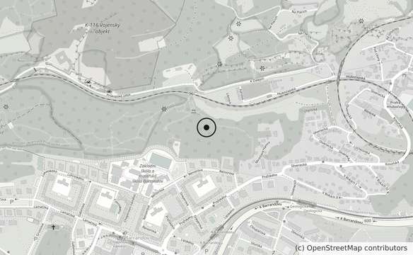 Mapa s polohou LuvoxyHair and Beauty, U Trezorky 921/2, Praha 5 Jinonice